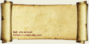 Danica Jović vizit kartica